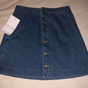 American Apparel Denim skirt!